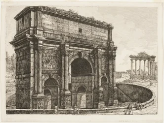 El arco de Septimio Severo