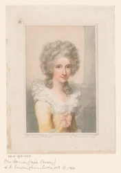 Retrato de la escultora Anne Seymour Damer
