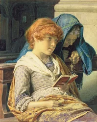En la iglesia, 1883