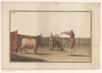 Torero con banderillas Colección de las principales suertes de una corrida de toros (título de la serie) Colección de las maniobras taurinas más importantes (título de la serie)
