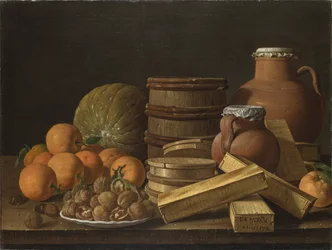 Naturaleza muerta con naranjas y nueces, 1772