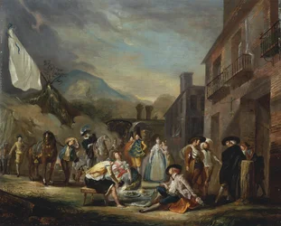 Un picnic en una posada rural