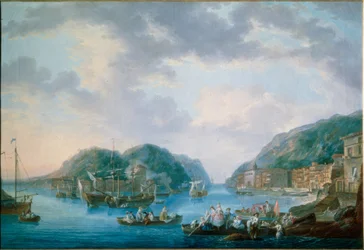 Vista del puerto de Pasajes