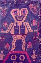 Textiles, Cultura Paracas, Perú, 2015