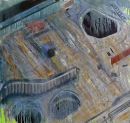 Metastructura V, 2015 (óleo sobre lienzo)