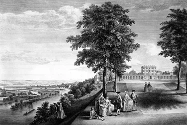Una vista de Cliveden en Buckinghamshire, la residencia del Muy Honorable el Conde de Inchiquin, 1759
