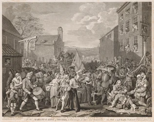 Marcha a Finchley en el Año 1746 (Después de Hogarth)