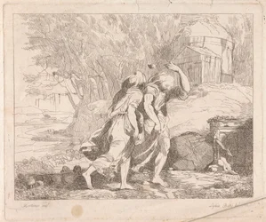 Deucalión y Pirra tras el Diluvio