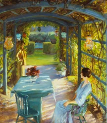 Dos mujeres en un árbol