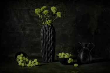 Uvas y flores melancólicas
