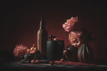 Rosas y cerezas melancólicas
