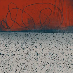 Abstracto rojo dinámico
