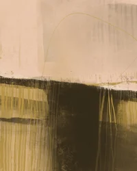 Paisaje abstracto con tonos terrosos