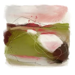 Paisaje abstracto en tonos apagados