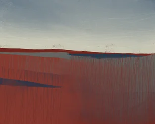 Horizonte de tierra roja