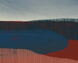 Paisaje sereno y con textura