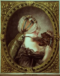 Provocando la Fidelidad grabado por Louis Marin Bonnet