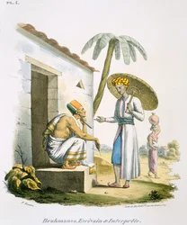 Brahmanes: un escriba y un intérprete, 1827-35