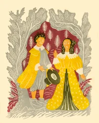 Hombre y mujer, 1937, 1946