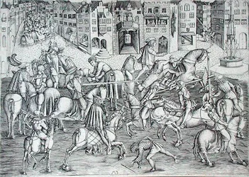 El torneo, c.1500