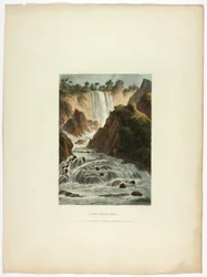 Cascada de Terni, placa catorce de las Ruinas de Roma