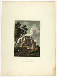 Templo de Minerva Medica, placa veinticinco de las Ruinas de Roma