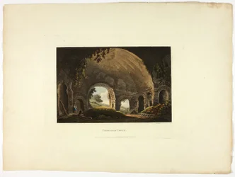 Templo de Venus, lámina treinta y ocho de las Ruinas de Roma