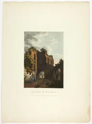 El Arco de Dolabella, lámina treinta y cinco de las Ruinas de Roma