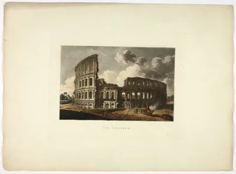 El Coliseo, lámina quince de las Ruinas de Roma
