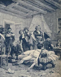 La muerte de Pichegru, 1804, 1896