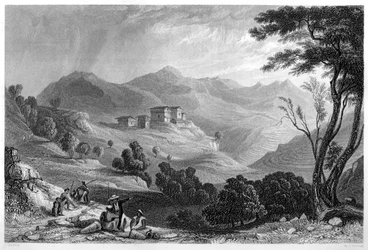 El pueblo de Naree, India, c. 1860