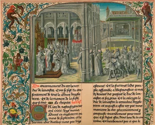 La coronación de Enrique IV de Inglaterra, c. 1399, 1907