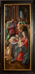 Adoración de los Magos, Tríptico, Panel derecho