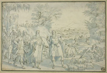 El encuentro de Abraham y Melquisedec