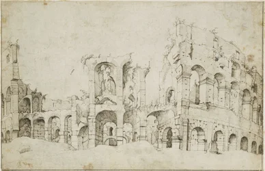 Maarten van Heemskerck - Roma, el Coliseo