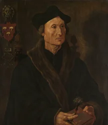 Retrato de Johannes Colmannus, rector del convento de Santa Águeda en Delft