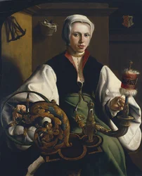 Retrato de una Dama hilando