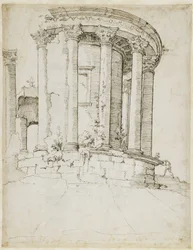 Templo redondo en Tívoli