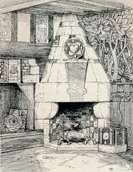 Una Chimenea de Esquina