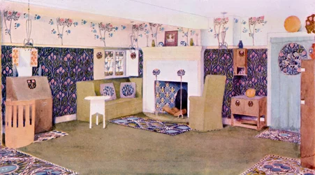 Diseño para el salón en Falkewood, c.1906