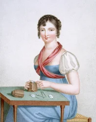 El Grabador, grabado por Augrand, c.1816