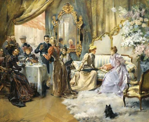 Gouter Au Salon Du Peintre