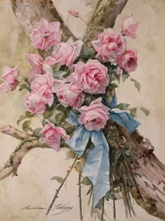 Rosas (acuarela sobre papel)
