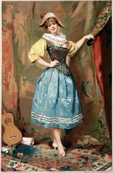 El traje (Una mujer con una guitarra), sd. siglo XIX