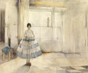 La bailarina (óleo sobre lienzo)