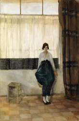 La bailarina (óleo sobre lienzo)