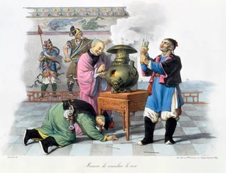 Una forma de predecir el futuro, China, 1824-1827