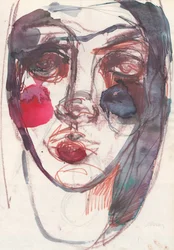 Sketchbook 16, 2024 (pintura al temple, bolígrafo, lápiz de color sobre papel)