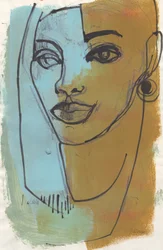 Cuaderno de bocetos 23, 2025 (pintura al temple, tinta sobre papel)