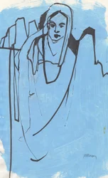 Sketchbook 31, 2025 (pintura al temple, tinta, lápiz sobre papel)